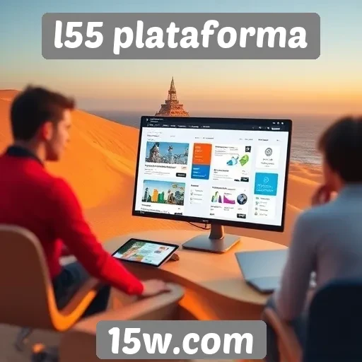 experiência de usuário na l55 plataforma é destacada